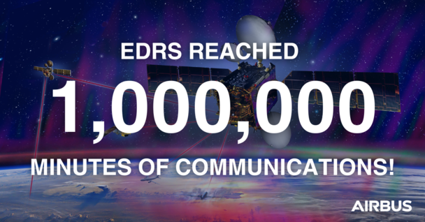 edrs is reaching 1000000 minutes of communications